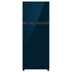 TOSHIBA 445 L Frost Free Double Door 2 Star Refrigerator  Bluish Green Glass GR AG46IN XG की तस्वीर