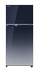 TOSHIBA 661 L Frost Free Double Door 2 Star Refrigerator  Gradation Blue Glass GR AG66INA GG की तस्वीर