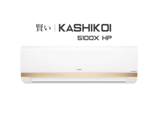 Picture of Hitachi Kashikoi 5100X 1.5 Ton 5 Star Inverter Split AC Hot & Cold Copper Condenser RSOG517HDXA White