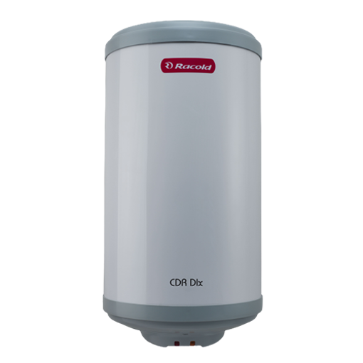 Racold CDR DLX 10 L Vertical Storage Water Heater White Body With Grey Dome की तस्वीर