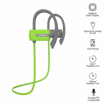 Picture of Molife Zoom Sports Wireless In Ear Earphones Green Dual Tone Bluetooth Headset  Green In the Ear