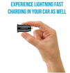 Picture of Ambrane 2.4 Amp Turbo Car Charger  Black  With USB Cable