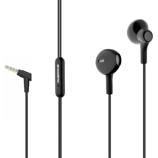 Picture of Ambrane EP 21 Wired Headset  Black In the Ear