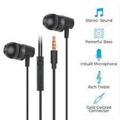 Picture of EP 38 Wired Earphones Black