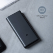 Picture of Mi 3i 20000 mAh Power Bank Fast Charging  18W  Black Lithium Polymer