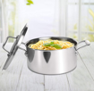 Picture of MILTON Pro Cook Triply Stainless Steel Casserole with Lid Cook and Serve Casserole  5200 ml