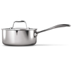 Picture of MILTON Pro Cook Triply Stainless Steel Sauce Pan with Lid Sauce Pan 14 cm diameter with Lid 1 L capacity Stainless Steel Induction Bottom