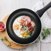 Picture of MILTON Pro Cook Black Pearl Induction Fry Pan 22 cm Fry Pan 22 cm diameter 1.4 L capacity  Aluminium Non stick Induction Bottom