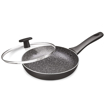 Picture of Milton Pro Cook Granito Induction Fry Pan With Lid 22 Cm Black