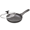 Picture of MILTON Pro Cook Granito Induction Fry Pan With Lid 24 Cm Fry Pan 24 cm diameter with Lid 1.8 L capacity Aluminium Non stick Induction Bottom