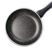 Picture of MILTON Pro Cook Granito Induction Fry Pan With Lid 24 Cm Fry Pan 24 cm diameter with Lid 1.8 L capacity Aluminium Non stick Induction Bottom