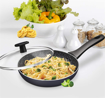 Picture of MILTON Pro Cook Granito Induction Fry Pan With Lid 28 cm Fry Pan 28 cm diameter with Lid 0 L capacity Aluminium Non stick Induction Bottom