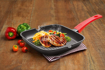 Picture of TREO Die Cast Grill Pan Grill Pan 24 cm diameter 0 L capacity  Iron Non stick Induction Bottom