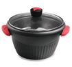 TREO Die Cast Steamer Multipurpose Cooking Pot 4060 ml Pot 31.2 cm diameter 4.06 L capacity with Lid Aluminium Nonstick Induction Bottom की तस्वीर