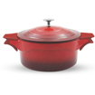 Picture of TREO Die Cast Cookware With Silicon Handle Grip Cook and Serve Casserole  4600 ml
