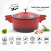 Picture of TREO Die Cast Cookware With Silicon Handle Grip Cook and Serve Casserole  4600 ml
