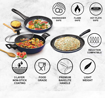 Picture of TREO Granito Induction My Kitchen Set of 3 Induction Bottom Cookware Set  Aluminium 3 Piece