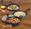 Picture of TREO Granito Induction My Kitchen Set of 3 Induction Bottom Cookware Set  Aluminium 3 Piece