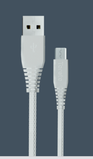 Picture of Toreto TOR 881 TOR Cord FRIO 1 m PVC Lightning Cable Compatible with Iphone  Ipad  Ipod  iOS White One Cable