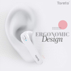 Toreto T Pods TWS Wireless Earbuds Handsfree Wireless Earphones TOR286 Bluetooth Headset  White True Wireless की तस्वीर