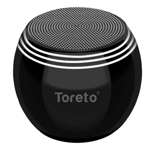 Picture of Toreto Pop Ultra Small Mini Boost Speaker Portable Bluetooth Wireless Speaker 5W Stereo Sound TWS Bluetooth V5.0 Calling Function Black TOR 343 5 W Bluetooth Speaker Black Stereo Channel