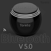 Picture of Toreto Pop Ultra Small Mini Boost Speaker Portable Bluetooth Wireless Speaker 5W Stereo Sound TWS Bluetooth V5.0 Calling Function Black TOR 343 5 W Bluetooth Speaker Black Stereo Channel