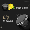 Toreto Pop Ultra Small Mini Boost Speaker Portable Bluetooth Wireless Speaker 5W Stereo Sound TWS Bluetooth V5.0 Calling Function Black TOR 343 5 W Bluetooth Speaker Black Stereo Channel की तस्वीर