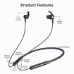 Ambrane Melody 20 Bluetooth Neckband Earphones Black की तस्वीर