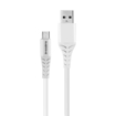 Ambrane ACM 11 PLUS  3 A 1 m Micro USB Cable Compatible with Tablets  Mobiles  White One Cable की तस्वीर