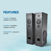 Picture of PHILIPS SPA9120B 94 120 W Bluetooth Tower Speaker  Black 2.0 Channel