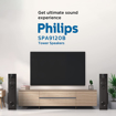 Picture of PHILIPS SPA9120B 94 120 W Bluetooth Tower Speaker  Black 2.0 Channel