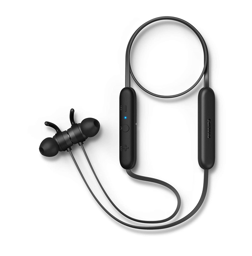 PHILIPS TAE1205 Neckband With Type C Quick Charge Bluetooth Headset  Black In the Ear की तस्वीर