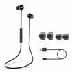 Picture of PHILIPS Upbeat TAUN102BK 00 With Spash Proof design Bluetooth Headset  Black Silver  In the Ear