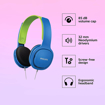 PHILIPS SHK2000BL 00 Bluetooth without Mic Headset  Blue & Green On the Ear की तस्वीर