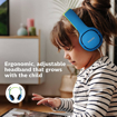 Picture of PHILIPS SHK2000BL 00 Bluetooth without Mic Headset  Blue & Green On the Ear