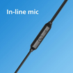 Picture of PHILIPS TAE1126BK 94 Wired Headset  Black In the Ear