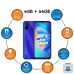 Tecno Spark 6 Go Aqua Blue 64 GB  4 GB RAM की तस्वीर