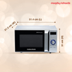 Morphy Richards 28 L Convection Microwave Oven  28DCOX DuoChef  Silver की तस्वीर