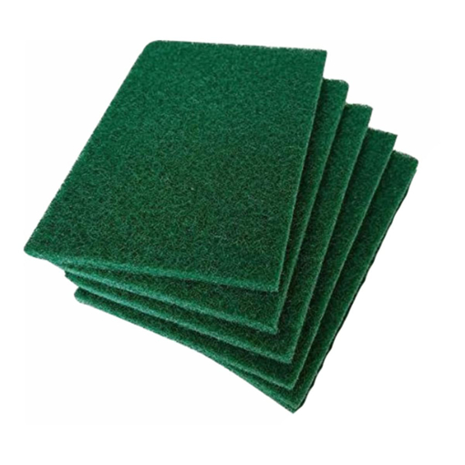 Signoraware Easy Shine Dish Wash Scrub Green Pad 8mm Thickness Size 63*75mm Set of 5 Green की तस्वीर