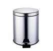 Picture of Signoraware Modern Steel Pedal Dustbin for Home and Office with Soft Close Feature Round Mirror 12Ltr Silver