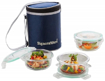 Picture of Signoraware Executive Glass 3 Containers Lunch Box  1200 ml