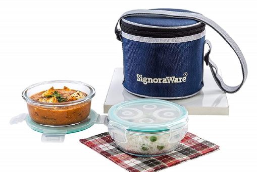 Signoraware 1505 2 Containers Lunch Box  800 ml की तस्वीर