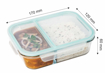 Picture of Signoraware Glass slim lunch box 1 Containers Lunch Box  600 ml