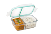 Picture of Signoraware Slim Borosilicate glass jumbo lunch box 1400ml container 2 Containers Lunch Box  1400 ml