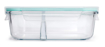 Signoraware Slim Borosilicate glass jumbo lunch box 1400ml container 2 Containers Lunch Box  1400 ml की तस्वीर