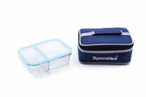 Picture of Signoraware Slim glass lunch box 1 Containers Lunch Box  1000 ml