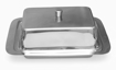 Picture of Signoraware Butter Dish Stainless Steel Butter Dish Tray makkhan Plate for 500gm with lid Set of 1 Silver Butter Dish