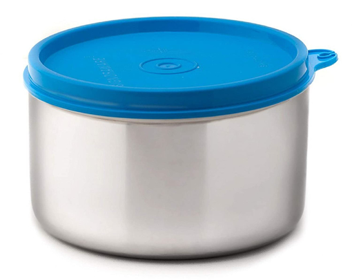 Picture of Signoraware  500 ml Steel Fridge Container  Blue