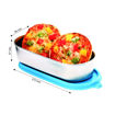 Picture of Signoraware  650 ml Steel Bread Container  Blue Silver