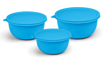 Picture of Signoraware Classic Microwave Safe Steel Container Set of 3 500ml 800ml 1250ml Blue Standard